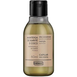 Óleo Capilar Farmax Concentrado Karité com Coco 60ml