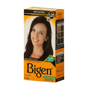 Tinta de Cabelo Bigen - Preto Natural 58 (Tintura em Pó)