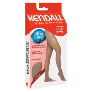 Meia Calça Kendall Feminina Média Compressão 18-21Mmhg Sem Ponteira Cor Mel Tamanho M