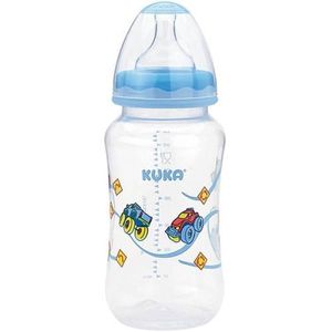 Mamadeira Kuka Natural Big Bico Reto Azul 330ml