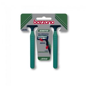 Aparelho de Barbear Bozzano Sensitive 2 Lâminas com 2 Unidades