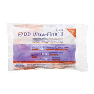 Seringa Bd Ultrafine 8Mm 0,3ml com 10 Unidades