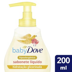 Sabonete Dove Baby Hidratação Glicerina líquido 200ml