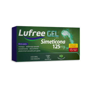 Lufree Gel Vidora 125mg Com 15 Cápsulas Gelatinosas