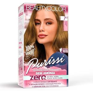 Tintura Beauty Color Purissi 7.0 Louro Natural Sem Amônia