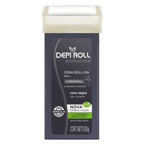 Cera Depiroll Corporal Negra Tampa Fixa 100g Refil