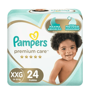 Fralda Pampers Premium Care XXG com 24 Unidades