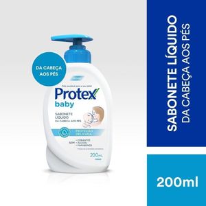 Sabonete Protex Baby Proteção Delicada Líquido, Frasco 200ml