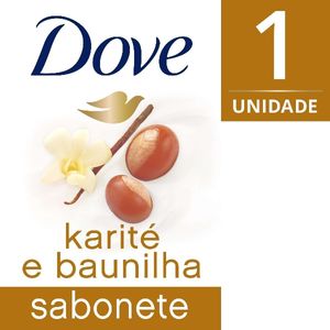 Sabonete Dove Delicious Care Karité E Baunilha Barra 90g