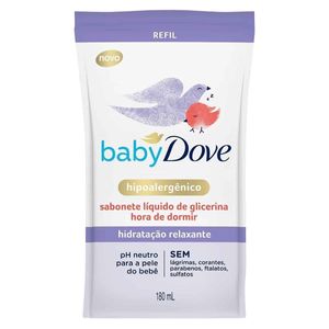 Sabonete Baby Dove Hora de Dormir Refil, Líquido 180ml