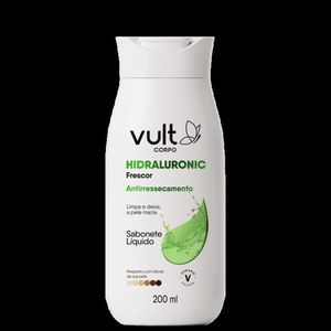 Sabonete Líquido Antiressecamento Vult Corpo Hidraluronic Frescor 200ml