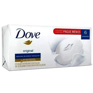 SABONETE DOVE BRANCO 90G KIT COM 6