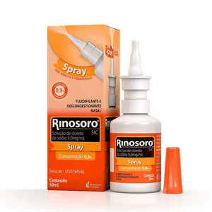 Fluidificante E Descongestionante Nasal Rinosoro Sic Spray 0,9%  50Ml