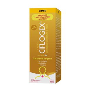 Ciflogex Cloridrato de Benzidamina Cimed 1,5mg/30ml Mel