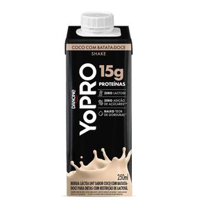 Bebida Láctea Yopro High Protein Batata-Doce, 250ml