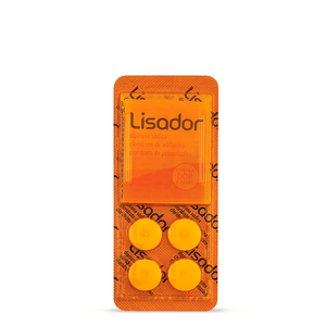 Analgésico e Antitérmico Lisador 500mg + 5mg + 10mg 4 Comprimidos