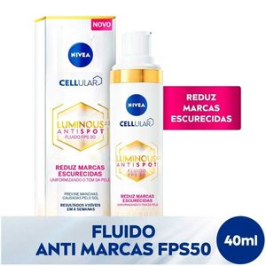 Fluído Facial Clareador Nivea Cellular Luminous 630 - Fps 50 40ml