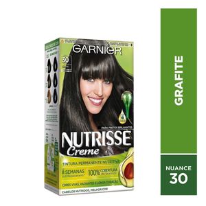 Tintura Garnier Nutrisse Creme Nº 30 Castanho Escuro Grafite