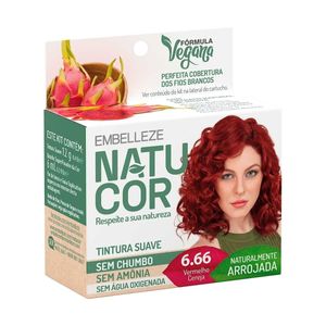 TINT NATUCOR 6.66 VERMELHO CEREJA 6,66 VERMELHO CEREJA