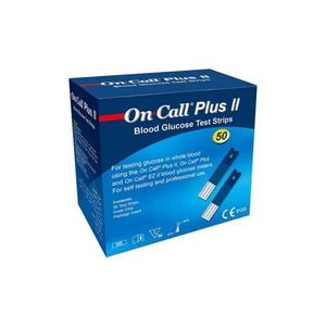 Tiras Reagentes para Teste de Glicemia On Call Plus Ii 50 Unidades