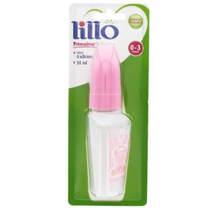 Mamadeira Lillo Miniform 6+ Meses, Rosa Capacidade de 50ml