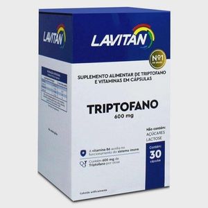 Suplemento Alimentar Lavitan Triptofano com 30 Cápsulas
