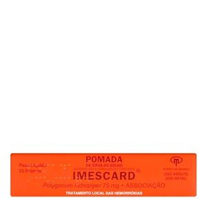 POM IMESCARD H BICHO 25G BISNAGA C/25G