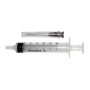 SERINGA 5ML C/AGULHA 0,7X25MM DESCARPACK