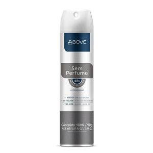 Desodorante Antitranspirante Above Women Sem Perfume , Aerossol 150ml