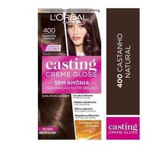 Tintura Sem Amônia L'Oréal Casting Creme Gloss Nº 400 Castanho Natural