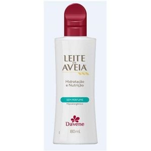 Loção Hidratante Davene Leite de Aveia Clássico Hipoalergênico Sem Perfume 180ml