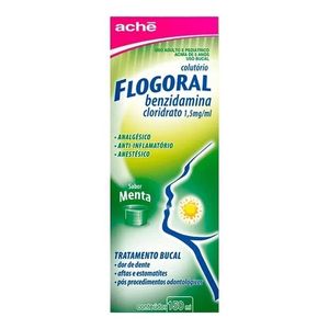 Colutório Flogoral Menta com 150ml