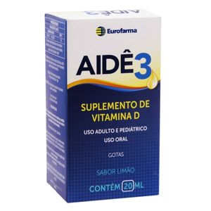 Vitamina D Aidê3 Limão Gotas 20ml