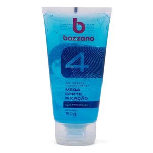 Gel fixador Bozzano Mega Forte Fixação Fator 4 Ação Prolongada 150g