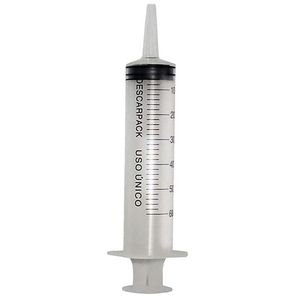 SERINGA 60ML SEM AGULHA BICO CATETER 60ML