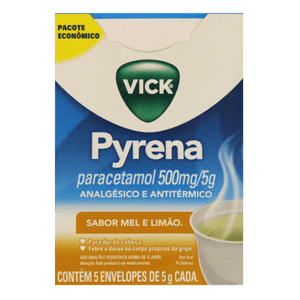 VICK PYRENA MEL E LIMÃO PARACETAMOL SACHE  - 5G