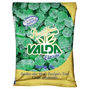 Pastilha Valda Classic sachê com 12g