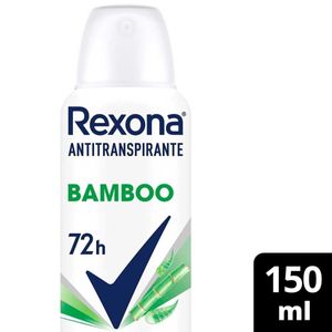 Desodorante Antitranspirante Feminino Rexona Bamboo Aerossol 150ml