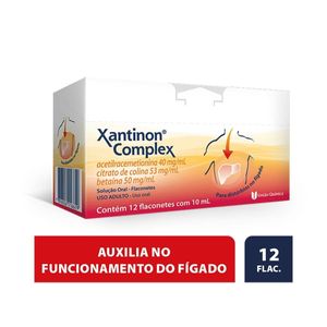 XANTINON COMPLEX 12 FLAC 10ML 40MG+53MG