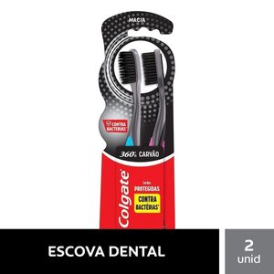 ESCOVA DENTE COLGATE BLACK 360° LEVE 2 PAGUE 1