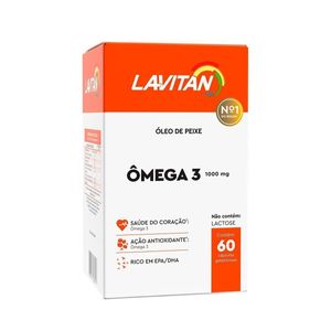 Lavitan Ômega 3 - 1000mg, 60 Cápsulas