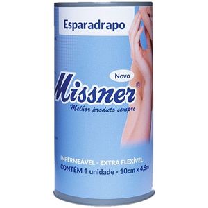 ESPARADRAPO IMPERMEAVEL BRANCO 10CMX4,5CM MISSNER BRANCO 10C