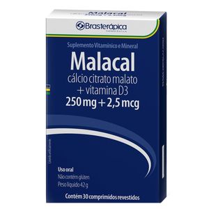 MALACAL 250MG+2,5MCG COM 30 COMPRIMIDO REVESTIDOS