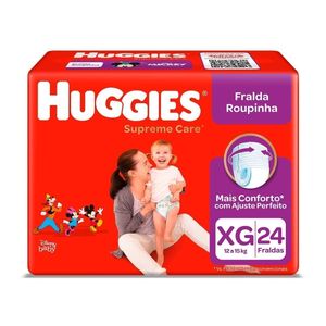 FRD HUGGIES ROUPINHA SUP CARE MEGA XG C/24UN MEGA XG C/24UN