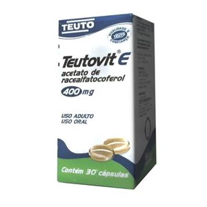 Teutovit E 400mg, 30 Cápsulas Gelatinosas Moles