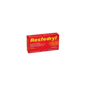RESFEDRYL COM 20 COMPRIMIDOS PHARMASCIENCE