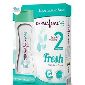 KIT DERMAFEME FRESH FR 2 X 200 ML