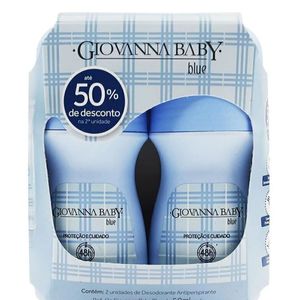 Desodorante Giovanna Baby Rollon Blue 50ml 2un