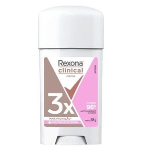Antitranspirante Creme Classic Rexona Clinical Feminino 96h 58g