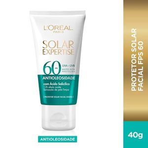 Protetor Solar Facial L'Oréal Paris Solar Expertise Antioleosidade FPS60 - 40g